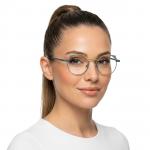 Оправа синьо-жовта металева кругла Acropolis Т7014 С1
