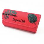 B-14 Case for glasses (chameleon) Pink case for children's glasses with a chameleon Acropolis B-14