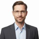 С1 Matt Чоловіча оправа для окулярів металева чорна