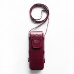 Acropolis F-10/14 Glasses Case with Neck Strap - burgundy
