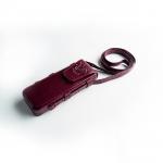 Acropolis F-10/14 Glasses Case with Neck Strap - burgundy