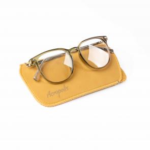 52602-2 Солнцезащитные очки Acropolis Unisex с фотохромными линзами и светло-зеленой оправой